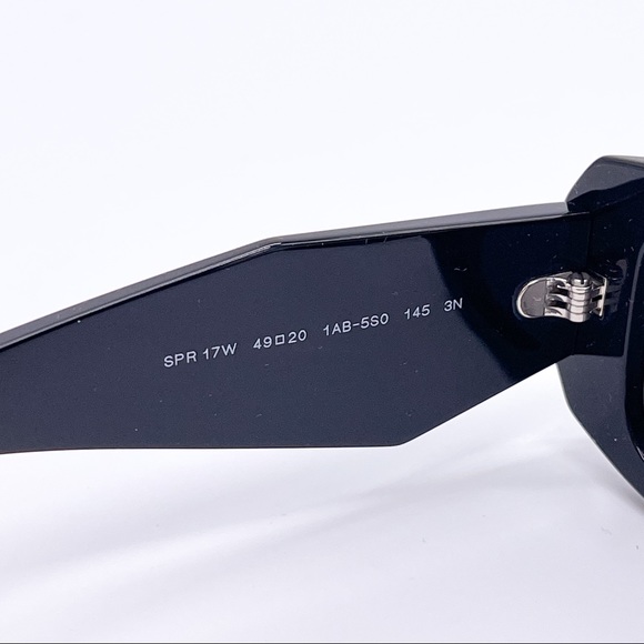 NEW PRADA PR17WS BLACK SUNGLASSES PRADA PR 17WS 1AB5S0 NEW PRADA SYMBOLE - Picture 11 of 13
